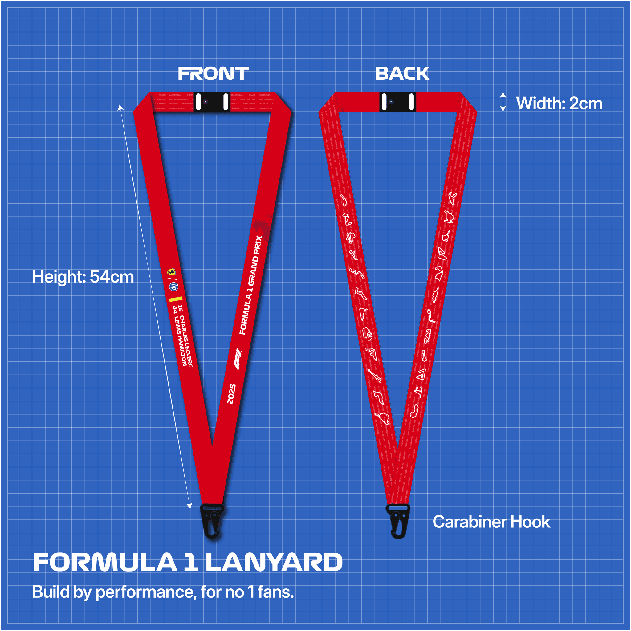 Ferrari HP Formula 1 Team (Driver Edition) Lanyard