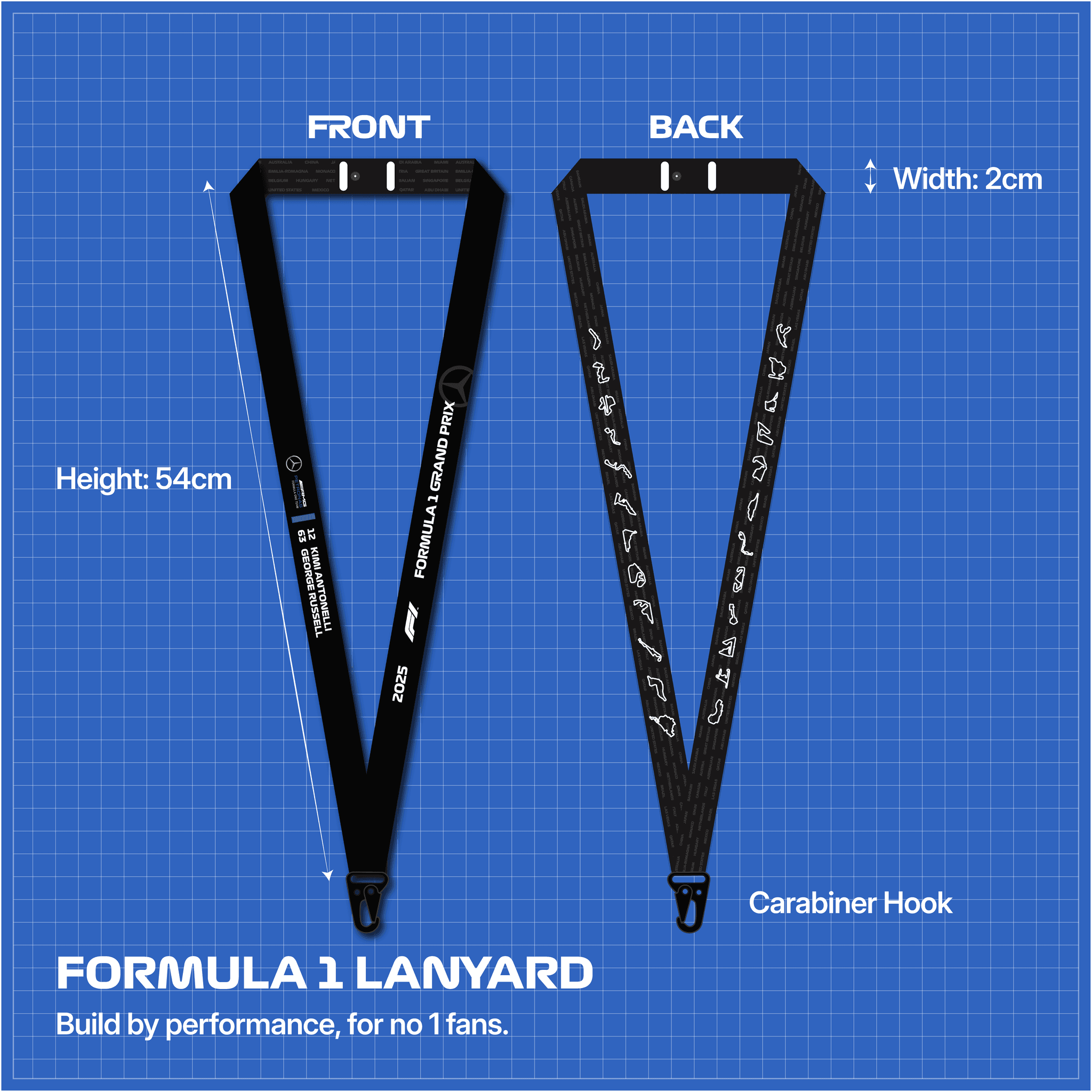 AMG Petronas Formula 1 Team (Driver Edition) Lanyard