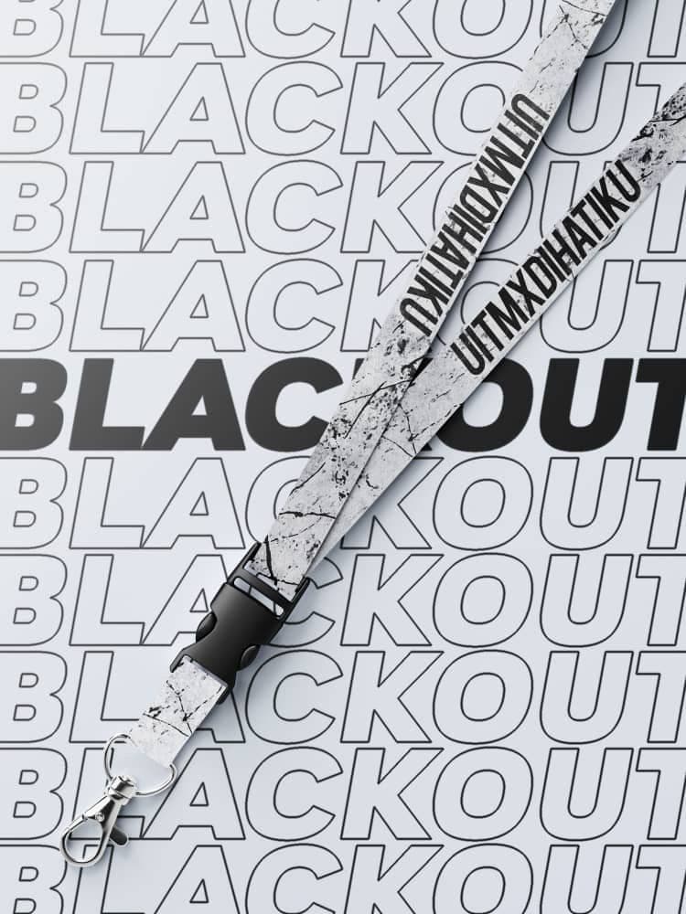 Blackout UiTM Lanyard