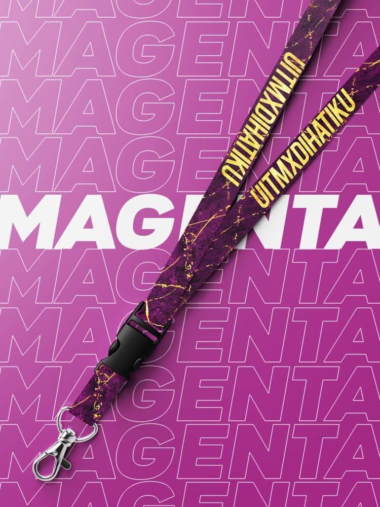 Magenta UiTM Lanyard