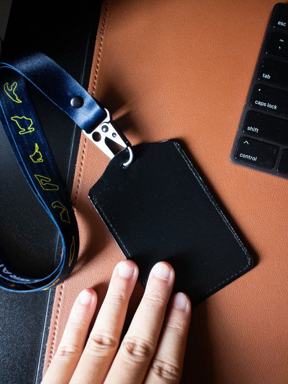 Pvc ID Card Holder Single Slot Black